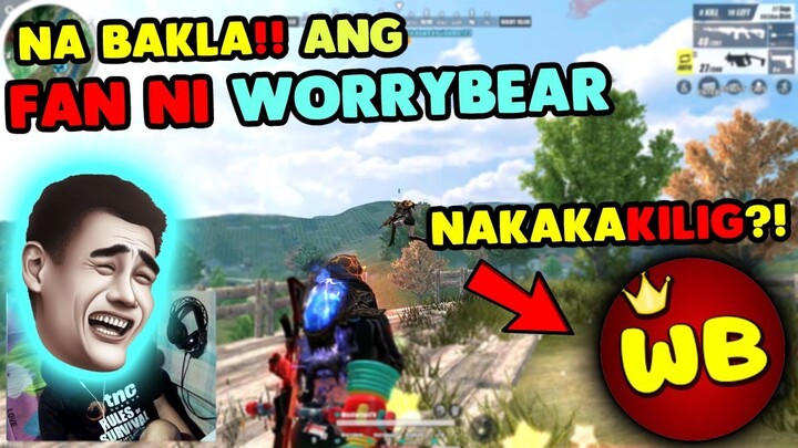 NABAKLA ANG FAN NI WORRYBEAR! KINILIG SYA??! | RULES OF SURVIVAL [ASIA]