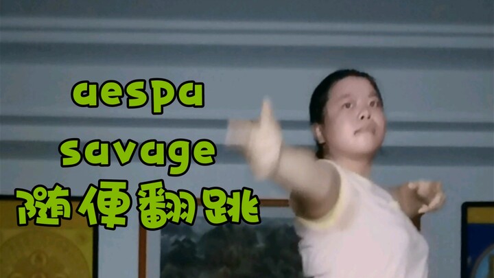aespa--savage随便翻跳