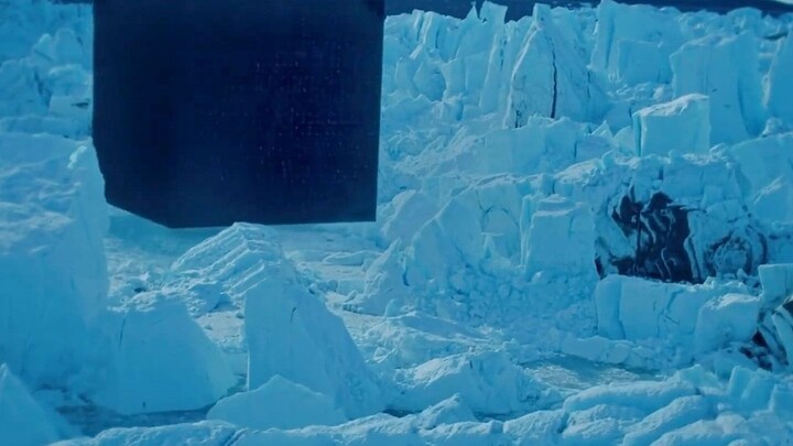 A bizarre black cube suddenly appeared in the frigid Arctic, spinning endlessly.