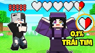 Nếu Như Noob Ruby Chỉ Còn “ 0,1 TRÁI TIM “ Trong Minecraft ?