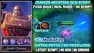 Granger Megatron Skin Script with Voice | Fixed Bugs & Real Audio - HD Script | MLBB