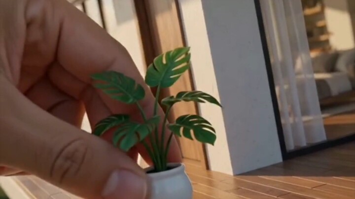 微缩沙滩别墅建造 | Building a MINI Beach Villa (Satisfying)