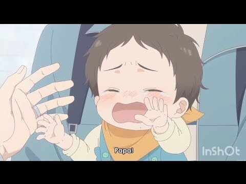 Hi-kun is crying for his papa 🥺😘//tadaima okaeri// bl anime //cute baby anime 😍//