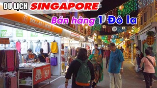 DU LỊCH SINGAPORE TỰ TÚC | Dạo chơi khu Phố Đêm Chinatown đông đúc
