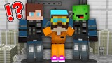 JJ and Mikey Became POLICE and CAUGHT Cash and Nico in Minecraft Challenge Funny Pranks - Maizen