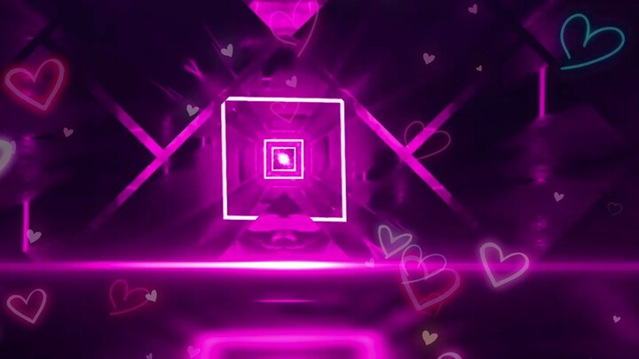 [Rabbit Hole] Homemade stage background LED Hatsune Miku home dance background