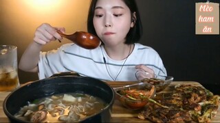 Tô bún hải sản và bánh tôm 8 #amthuc