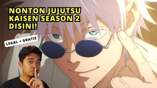 NONTON JUJUTSU KAISEN SEASON 2 DIMANA?