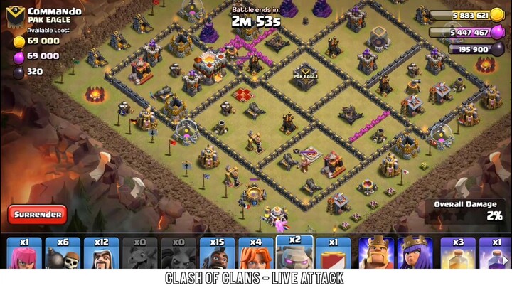 Attacking Village | Clash of Clan