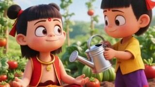 Nezha waters his brother!