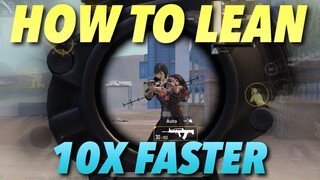 How to Lean/Peek Fast in PUBG Mobile