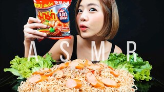 ASMR กินยำมาม่า 6 ซอง หมดไม่หมด ดู!! | ASMR 6 JUMBO PACKETS INSTANT NOODLES! (YUM MAMA) | MUKBANG