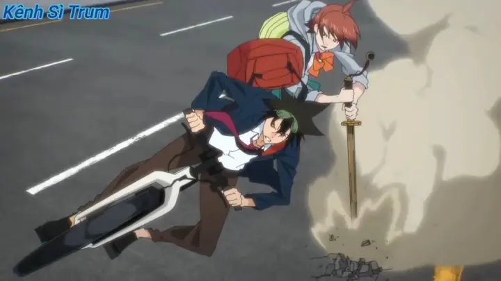 Xe đạp này chạy bằng gì thế #anime