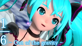 6 Out of the Gravity --Hatsune Miku DIVA เนื้อเพลงภาษาอังกฤษ Romaji คำบรรยาย PDA FT