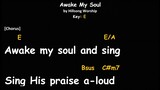 Awake my soul | Hillsong Worship | Instrumental | chords and lyrics