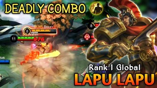 BRUTAL DAMAGE!!! LAPU2 BEST BUILD BY LAPU LAPU TOP 1 GLOBAL 2020 - MLBB