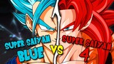SUPER SAIYAN BLUE or SUPER SAIYAN 4 | Which is Stronger?? | History of Dragon Ball