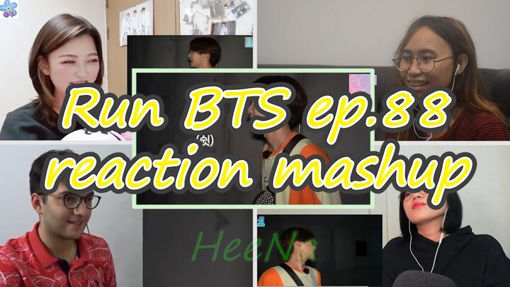 [BTS] Run BTS 달려라 방탄 ep.88｜reaction mashup