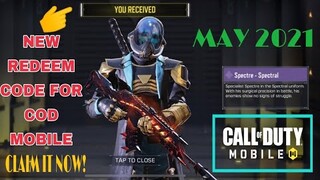 *May 2021* Call Of Duty Mobile New Redeem Code | Redeem Code Cod Mobile Garena