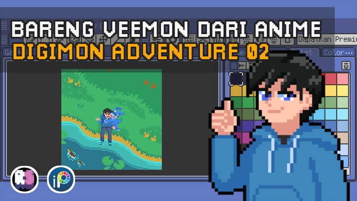 Bareng Veemon Dari Anime Digimon Adventure 02