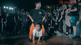 【史诗级的战斗！炸裂的krump小孩battle】...等等，马里奥？BABY STREETBEAST & BABY KONKRETE