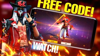 Free Fire New Event Spiderlily Tower | Free Code!😱 | Shinobi Ablaze Bundle Get Free Code Now! Watch