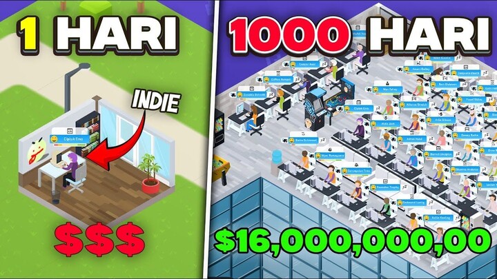 1000 Hari Jadi Developer Game Indie Sampai Punya STUDIO GAME BESAR Di City Game