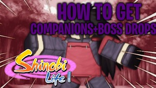 HOW TO GET COMPANIONS & BOSS DROPS | Shinobi Life 2 RPG