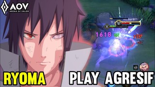 AOV : RYOMA GAMEPLAY | PLAY AGRESIF - ARENA OF VALOR LIÊNQUÂNMOBILE ROV COT