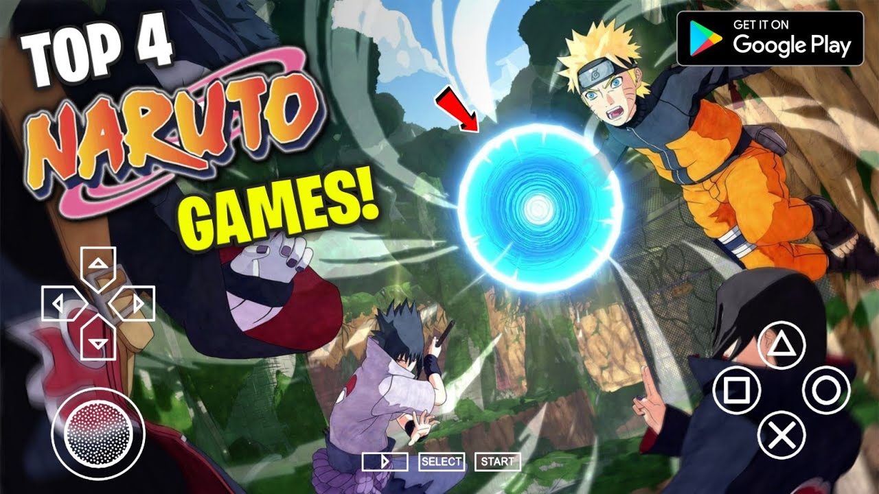 TOP 4 BEST NARUTO GAMES FOR ANDROID!! FREE🤯🔥!! - BiliBili