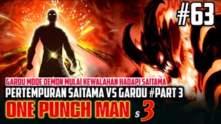 DUEL SAITAMA VS GAROU PART 3 - GAROU DEMON KEWALAHAN HADAPI SAITAMA - ONE PUNCH MAN SEASON 3 PART 39