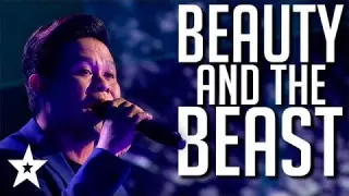 INCREDIBLE Voice Sings Beauty and the Beast on America's Got Talent: The Champions 2020