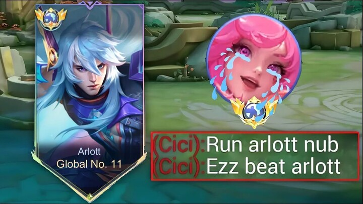 GOODBYE TOP GLOBAL CICI!☠️ THIS ARLOTTPHOBIA IS THE BEST COUNTER FOR CICI