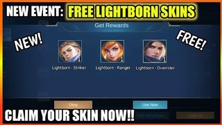 FREE LIGHTBORN SKIN IN NEW EVENT AGAIN!! | MOBILE LEGENDS 2021