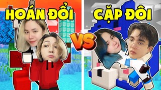 Kairon Và Simmy Hoán Đổi Cặp Đôi Phong Cận Và Sammy Xây Nhà Linh Thú Trong Minecraft