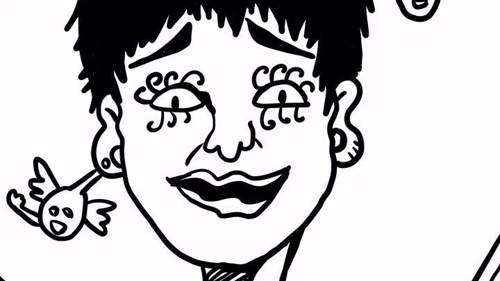 Five fan avatars are transformed into JOJO