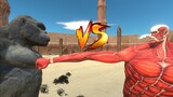 KING KONG vs COLOSSAL TITAN - Animal Revolt Battle Simulator