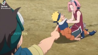 khi Boruto quây về quá khứ và gập lại cha mẹ của mình khi còn nhỏ 🥰🥰