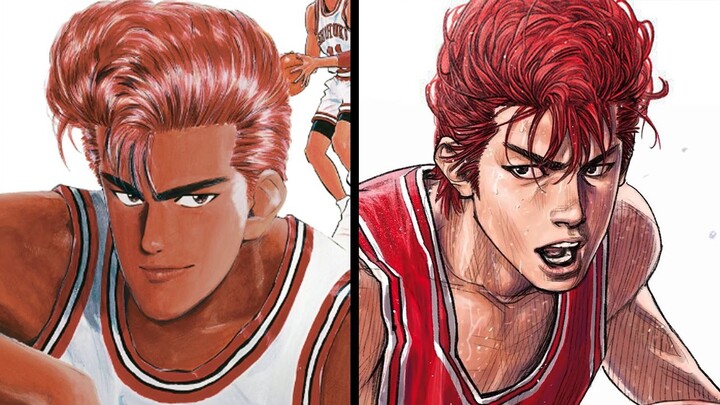 A Evolução da Arte de Slam Dunk e Vagabond