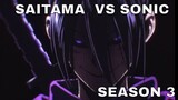 One punch man Saitama vs Sonic SEASON 3 indo sub