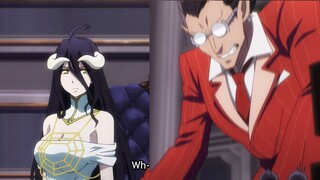 Albedo confronts demiurge - Overlord IV episode 4