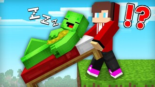 JJ Secretly Pranked Mikey in Minecraft Challenge (Maizen Mizen Mazien)