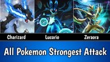 All pokemon Strongest Move | Pokemon unite