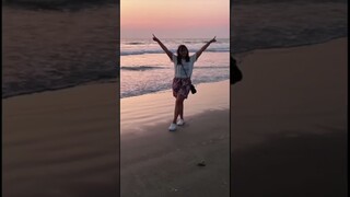 Sunset photoshoot ideas for girls | Beach photo shoot | #shorts