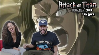 Attack on Titan 3x1 & 3x2 Reaction/Review