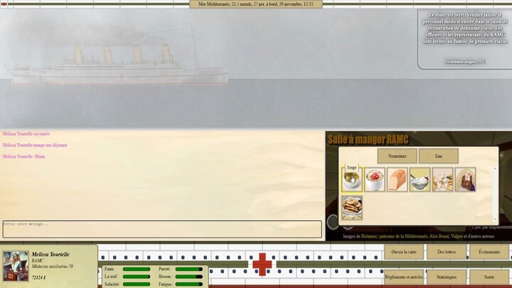 Britannic Voyage RPG 2024 ( Episode 12 ) - Le Déjeuner Sur Le HMHS Britannic