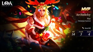 New Skin Nut Christmas Carnival Gameplay And Review - Legend Of Ace (LOA)