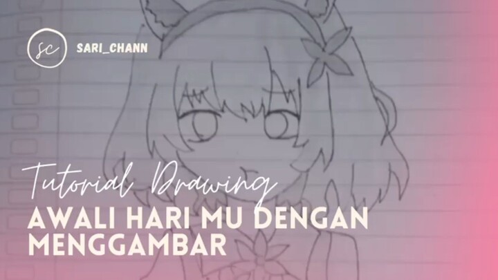 awali harimu dengan menggambar anime