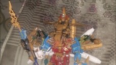 Lw Ninja No.1123 1043 Ninja 4 kiểu dáng lớn hào quang chiến thần nam xây dựng đồ