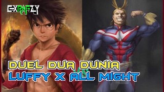 Saat All Might HERO ACADEMIA Nyasar❗Malah Dibegal Luffy ONE PIECE⁉️🗿